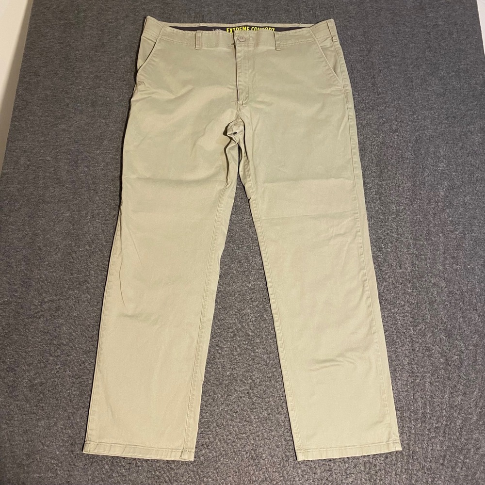 Lee Extreme Comfort Straight Fit Khaki Pants Mens 40x30 Tan Chinos 104273520